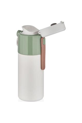 Tkk 450 Ml Yeşil Paslanmaz Çelik Termos - Kahve Termosu - Çocuk Ve Yetişkin