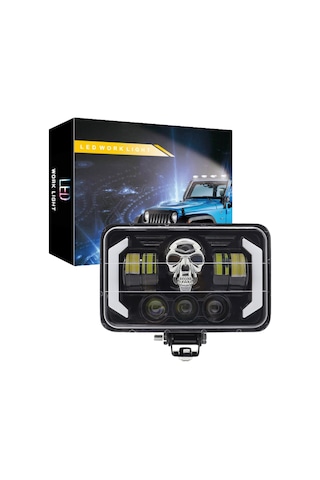 Off Road Spotled Delici Skull 60 W Sis Farı Ve Çalışma Lambası