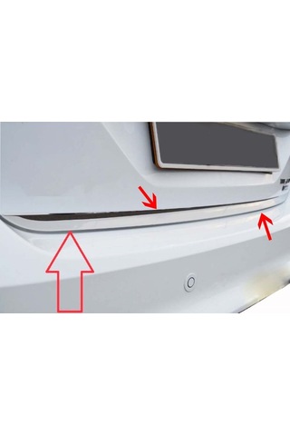 Skoda Octavia A7 Krom Bagaj Alt Çıtası 2015 Sonrası