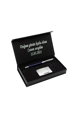 İsme Özel Kalem ve Çakmak Seti