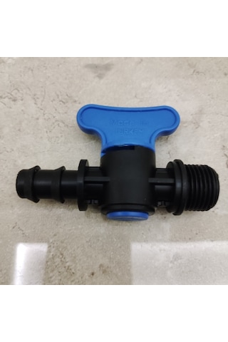 Damlama Sulama Plastik Vana 20 Mm 3/4" 10 Adet