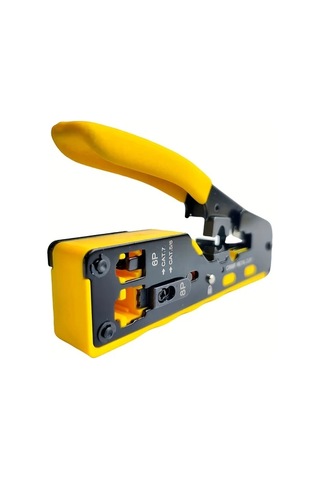 Xuweiwei Ethernet Cat8 7 6a 6 5e Ve Rj11 12 Telefon Bağlantıları İçin Metal Modüler Bağlantı Klemi Ağ Pensesi