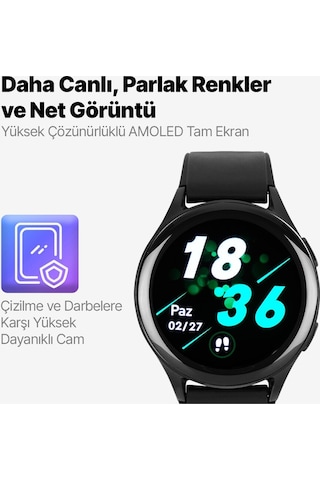 Ttec Tempus Pro 36 MM Amoled Ekranlı Yuvarlak Alüminyum Kasa Akıllı Saat