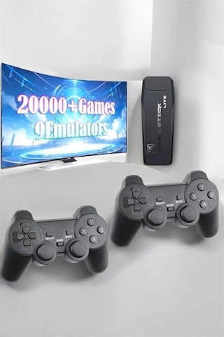 20.000 Oyunlu Premium Model Oyun Konsolu 8k Android Tv Hd Game Stick
