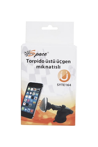 Space Torpido Üstü Üçgen Mıknatıslı Telefon Tutacağı Orta Boy / Syte164 Renkli