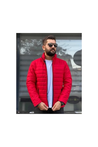 Genel Markalar Onurmen Yeni Sezon Preminyum Kalite Kışlık Modeller Kırmızı Kırmızı