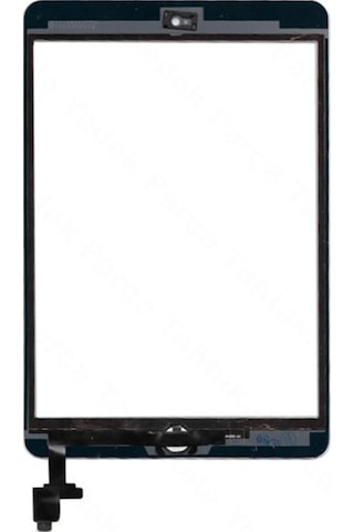 Apple Uyumlu iPad, Mini A1432 Butonlu Dokunmatik Beyaz