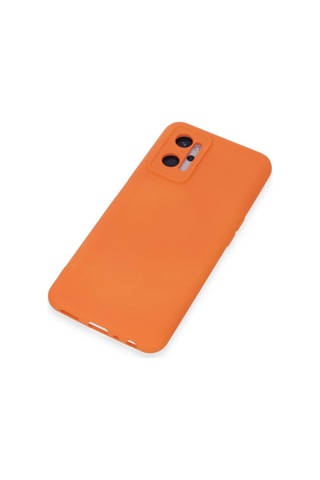 Realme 9i 4g Kılıf Nano İçi Kadife Silikon - Turuncu Renkli