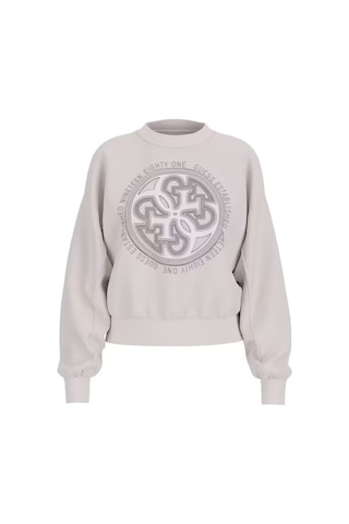 Guess Cn 4g Logo Hofix Kadın Sweatshirt W5yq07kb681 Taş