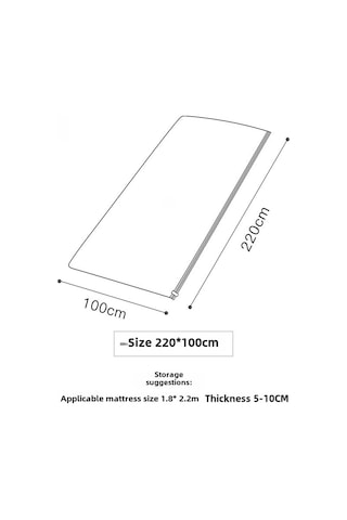 Qingmipy Büyük Boy Lastik Matras Vakumlu Depolama Çantası - Hacim Azaltıcı, Toz Koruyucu, Taşınabilir Ev Taşınma Ve Saklama Çantası 220x100cm