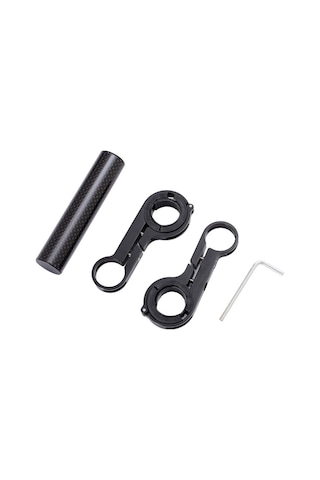 Gidon Telefon Tutucu 10 Cm Çift Ayak Uzatma Bar Siyah