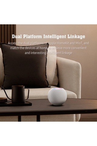 Teltree Aqara E1 Zigbee Akıllı Kablosuz Duvar Anahtarı, İki Tuşlu, Çift Kontrol, Tek Tuşla Ev Işıkları, 2 Yıl Pil Ömrü, Evkit Ve Mıot Uyumlu