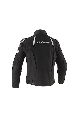 Clover Airblade-5 Korumalı Motosiklet Montu Siyah Beyaz