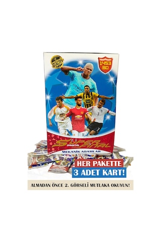 Süper Final Mekanik Adamlar Futbolcu Kartları En Son Seri 50 Paket 3'lü 150 Kart