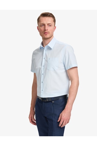 Pierre Cardin Erkek Açık Mavi Gömlek Kısa Kollu 50325339-vr003