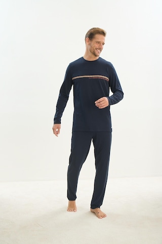 Erkek Uzun Kol Lacivert Pijama Takım C6t3n5o9 001