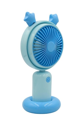 Bigmate Mini El Fanı Taşınabilir Serinletici Işıklı Şarjlı Vantilatör 2 Kademeli Hız Ayarı Ym88178