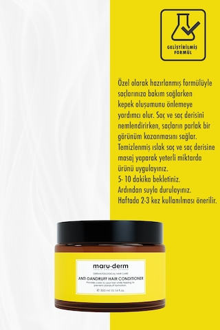 Maruderm Kepeğe Karşı Etkili Saç Kremi 300 ML