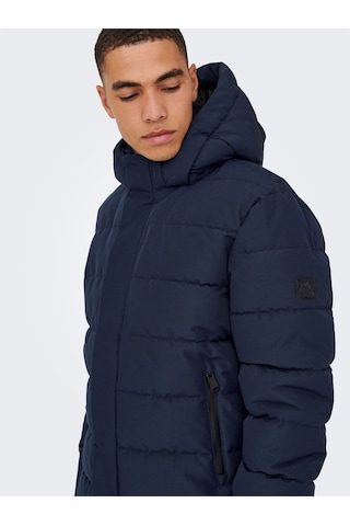 Only & Sons Onscayson Puffa Otw Noos Erkek Mavi Mont - 22019598 Mavi