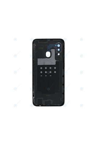 Samsung Galaxy Uyumlu A20e Kasa Kapak Yan Tuşlar, Lens Hariç Siyah