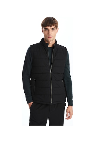 Lcw Vision Siyah Slim Fit Dik Yaka Erkek Şişme Yelek