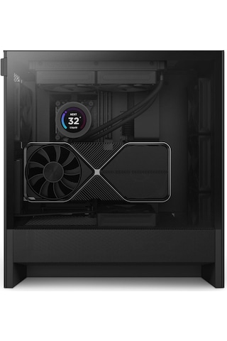 Nzxt H5 Flow 2024 CC-H52FB-01 2 Fanlı Atx Bilgisayar Kasası - Siyah