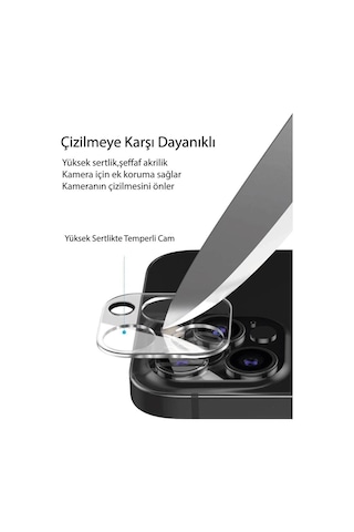 Samsung Uyumlu,  Galaxy A25 5g Kamera Lens Koruma Cam