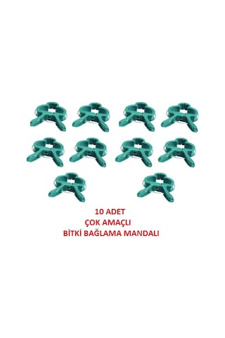 Gardenar Çok Amaçlı Bitki Bağlama Mandalı 3203 10 Adet