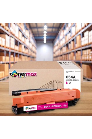 Hp 654a Cf333a Kırmızı Uyumlu Toner - Çipli / Color Laserjet Enterprise M651