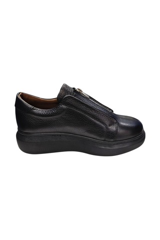 King Paolo King Shoes Yüksek Taban Küçük Numara Erkek Ayakkabısı Siyah