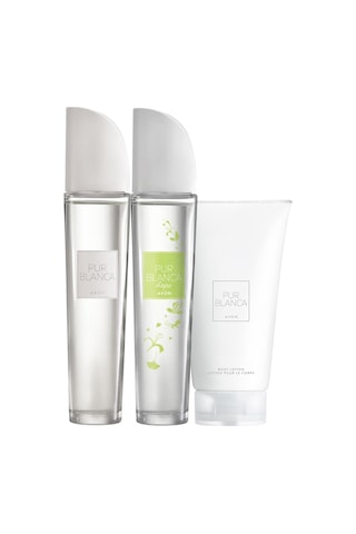Avon Pur Blanca Hope Kadın Parfüm EDT 50 ML + Pur Blanca Kadın Parfüm EDT 50 ML + Vücut Losyonu 150 ML