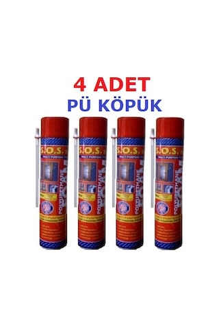 4 Ad 600 G Somafix Sosfix Poliüretan Köpük Iç Çelik Kapı Montaj