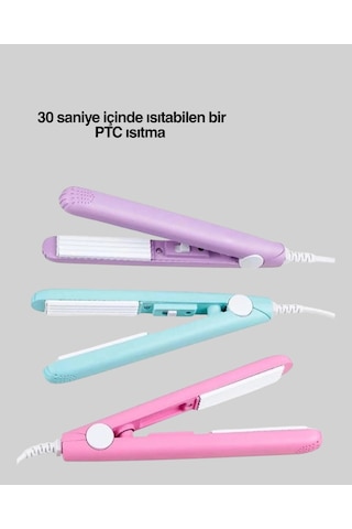 Hafif Ve Taşınabilir Seramik Kısa Saç Maşası - Seyahate Uygun Ergonomik Ve Güvenli Tasarım