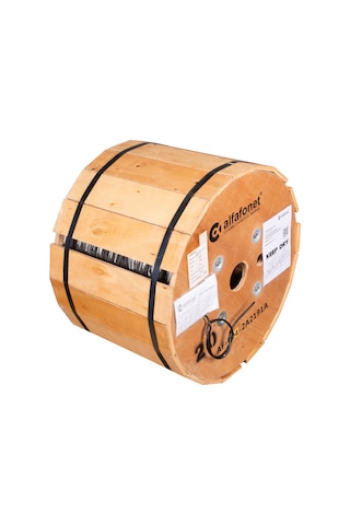 Alfafonet 4 Core Single Loose Tube Fiber Optik Kablo 2 Km Makara