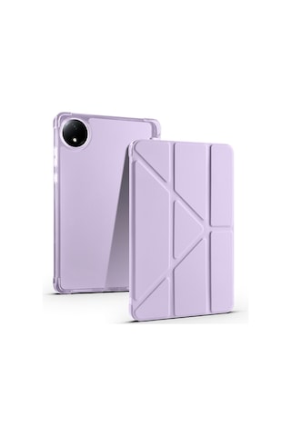 Xiaomi Redmi Pad Se 8.7 Kılıf Zore Tri Folding Kalem Bölmeli Standlı Kılıf Kapaklı Kılıf