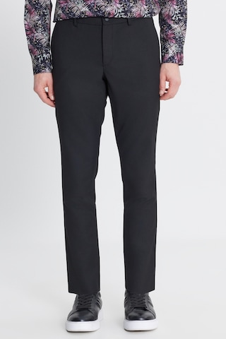 Altınyıldız Classıcs Erkek Sıyah Slim Fit Dar Kesim Yünlü Yan Cepli Takım Elbise Pantolonu Siyah