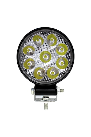 Xiyyadms Mini 9 Piller 27w Dairesel Araç Led Çalışma Lambası - 10-35v Dc, Siyah, Endüstriyel/ön Far Diğer