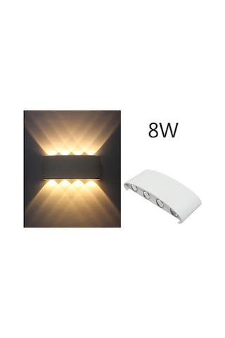 Tenfowee Modern Led Duvar Aydınlatması: Yatak Odası, Balkon, Koridor Ve Merdivenler İçin Şık Ve Güvenli Aydınlatma Çözümü Sıcak Beyaz