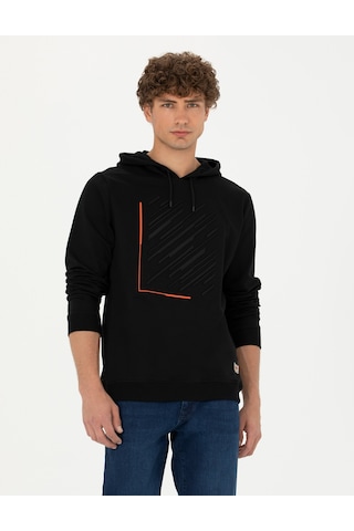 Pierre Cardin Erkek Siyah Sweatshirt 50272825-vr046 Siyah