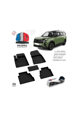 Ford Tourneo Courier 4d Havuzlu Paspas 2024 Üzeri A+ Kalite