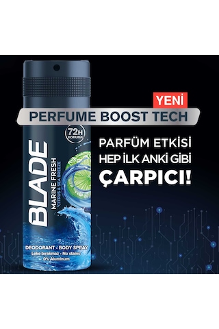 Blade Marine Fresh Deodorant 6 x 150 ML