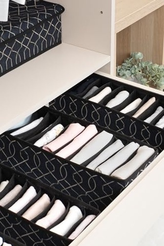 Elegant Akordiyon Çekmece İçi Düzenleyici Organizer 1 Adet, Large Genel