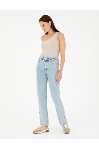 Pierre Cardin Kadın Açık Mavi Jean Pantolon 50289088-vr003 Açık Mavi