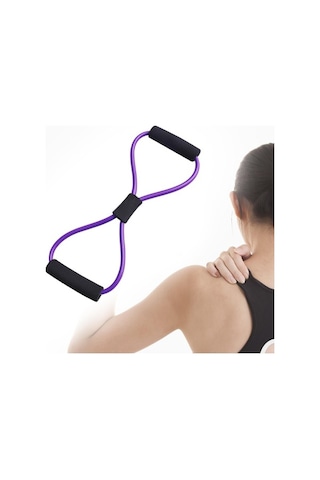 Maoyaya 8 Şekilli Direnç Bandı Elastik Halat Ev Menekşe Menekşe, Enerji Artırıcı Menekşe