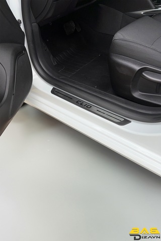 Renault Clio 4 Hb/sw Krom Kapı Eşik Koruması 2012 Ve Üzeri 4 Parça
