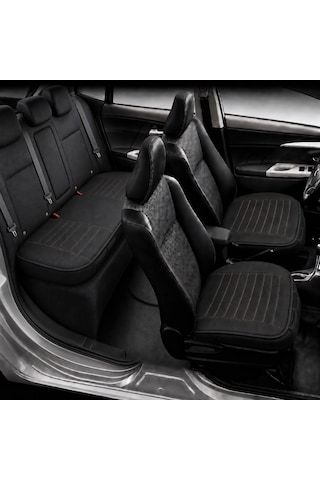 Renault Megane Araçlara Uyumlu Premium Deri 3 Parça Oto Koltuk Minderi Araca Uyumlu 4 Mevsim Kolay Montaj 66199497