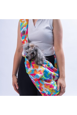 Pawstar Mosaic Crossbody Çanta Kedi Köpek Taşıma Çantası