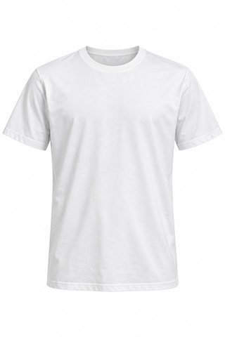 Coal City Erkek Beyaz Oversize %100 Pamuk Basic T-shirt