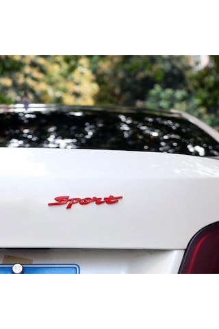 Sport Kırmızı Bagaj Yazısı 3m 3d Abs Fiat Palio Weekend