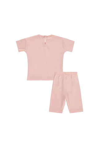 Civil Baby Ananas Nakışlı 6-18 Ay Takım - Pudra Somon